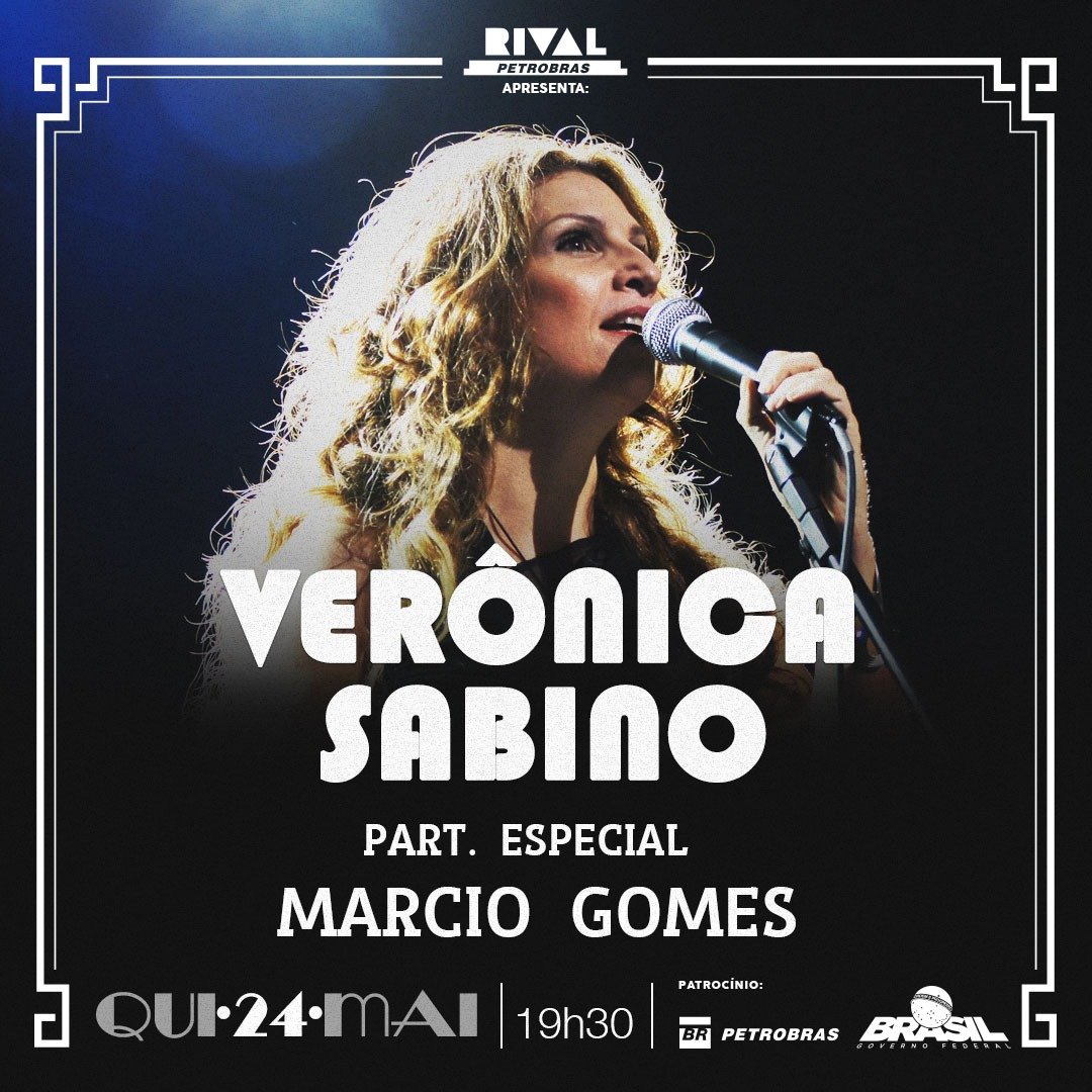 Verônica Sabino – Show “Esse Meu Olhar” (24/05)