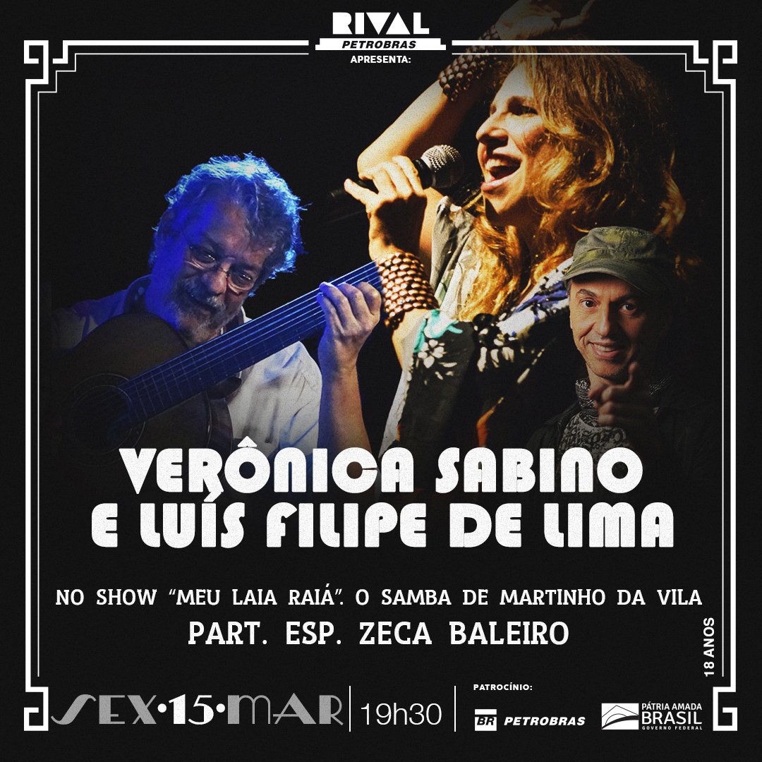 15/03 ~ Verônica Sabino & Luiz Filipe no Show “Meu LaiaRaiá”