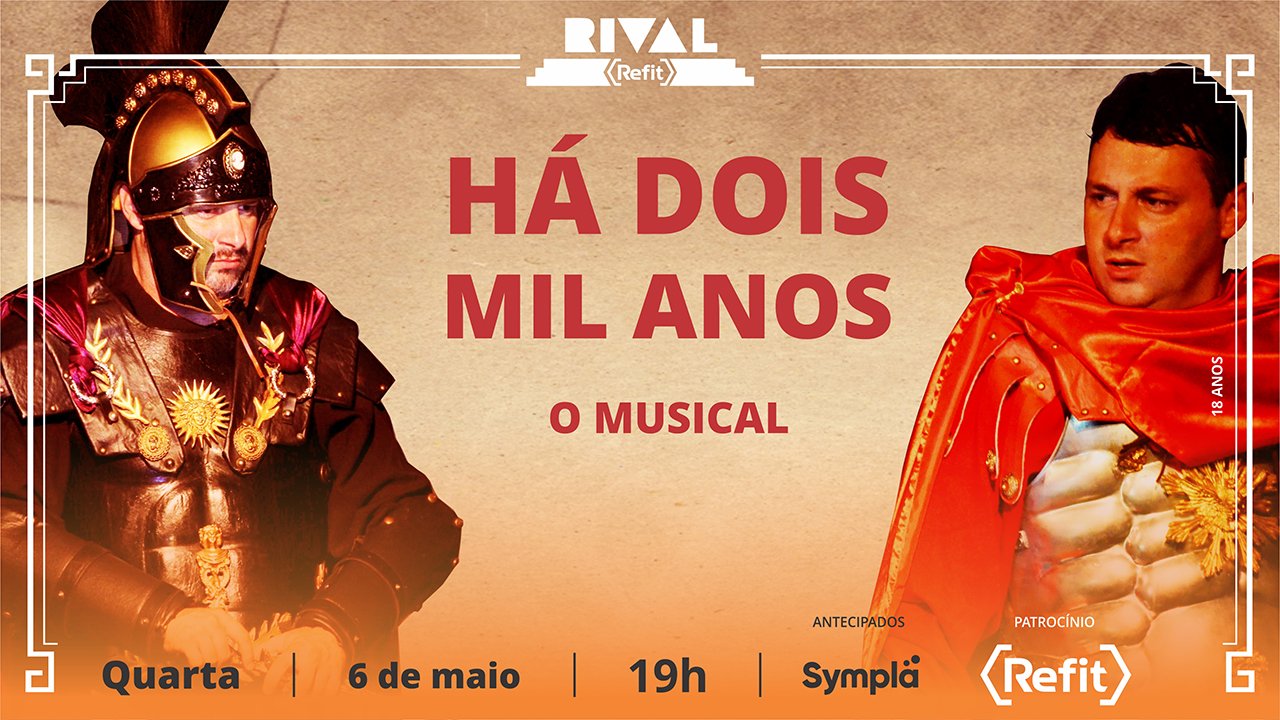 16 de junho ~ Há dois mil anos — o musical