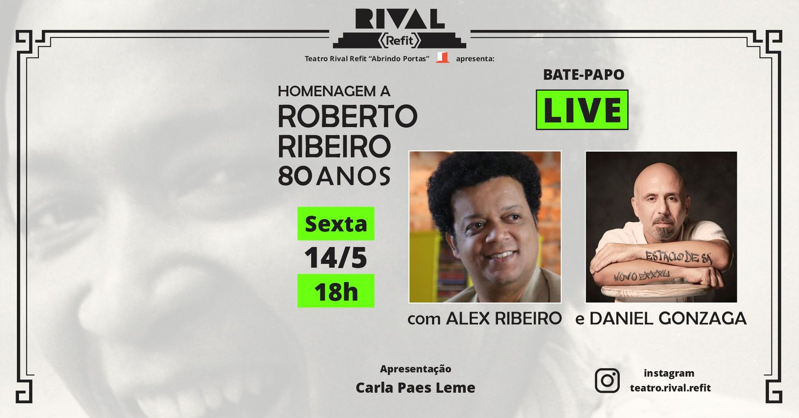 Roberto Ribeiro 80 anos