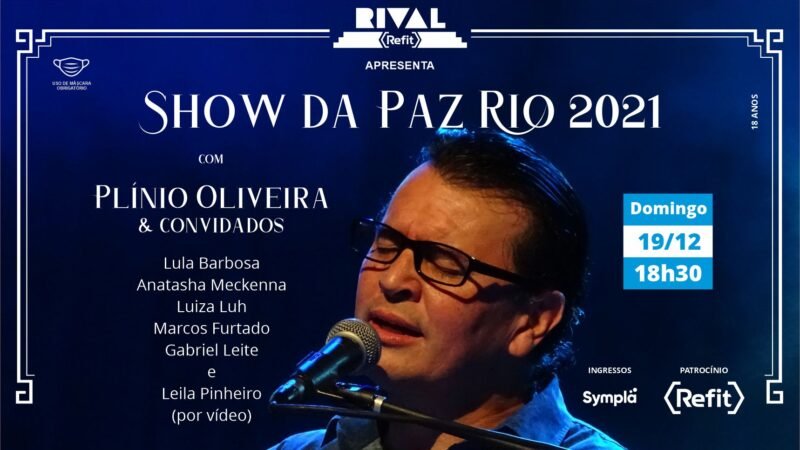 Show da Paz Rio 2021 – com Plinio Oliveira