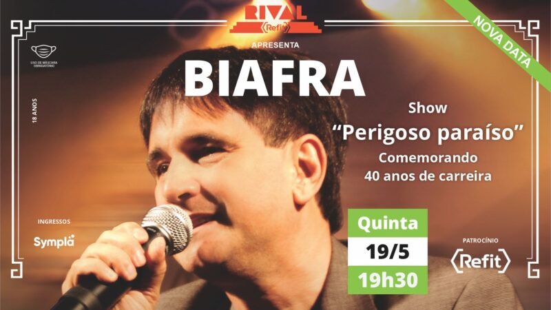 BIAFRA – show “Perigoso Paraíso” (nova data)