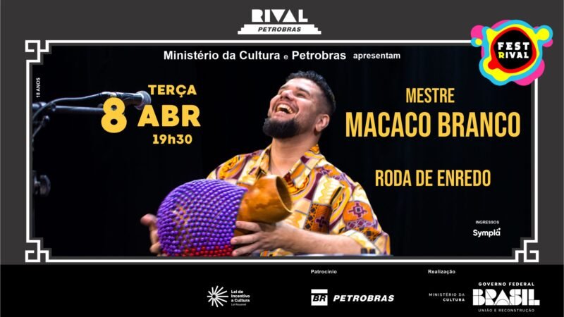 Mestre Macaco Branco e sua “Roda de Enredo”