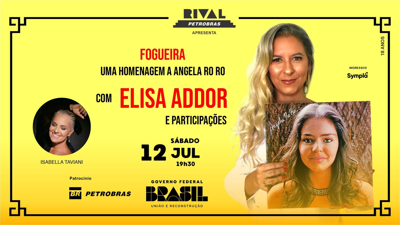 UMA HOMENAGEM A ANGELA RO RO COM ELISA ADDOR E PARTICIPAÇÕES