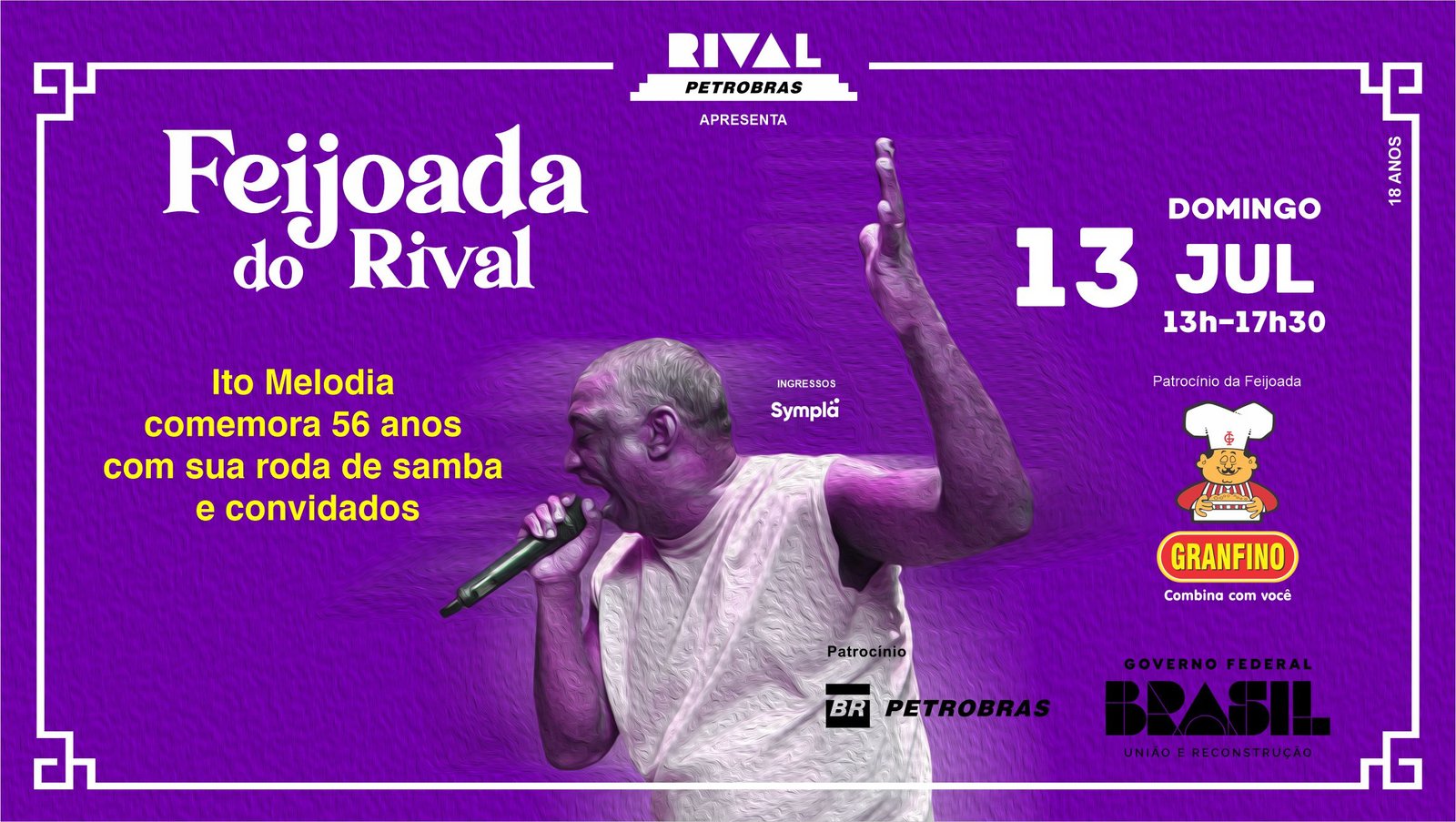Feijoada do Rival com roda de samba de Ito Melodia