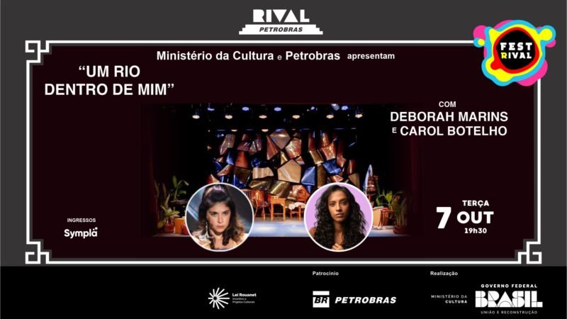 Deborah Marins e Carol Botelho em “Um Rio dentro de mim”