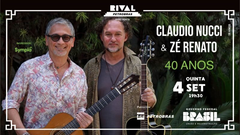 Claudio Nucci e Zé Renato 40 anos￼￼￼￼￼￼