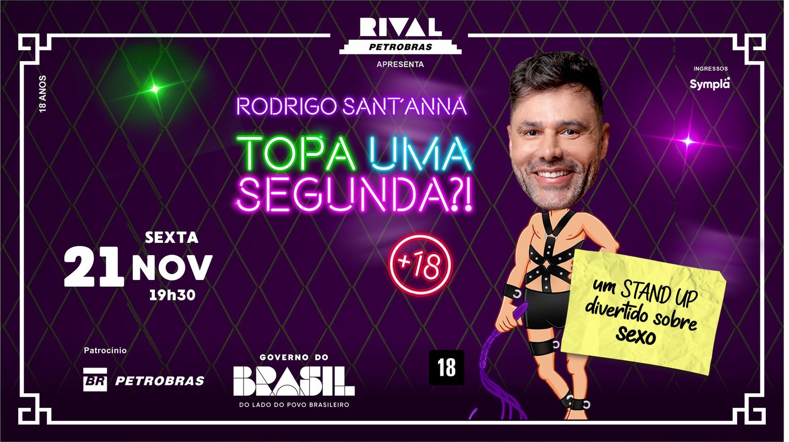 Rodrigo Sant’anna de volta com “Topa uma segunda?!”