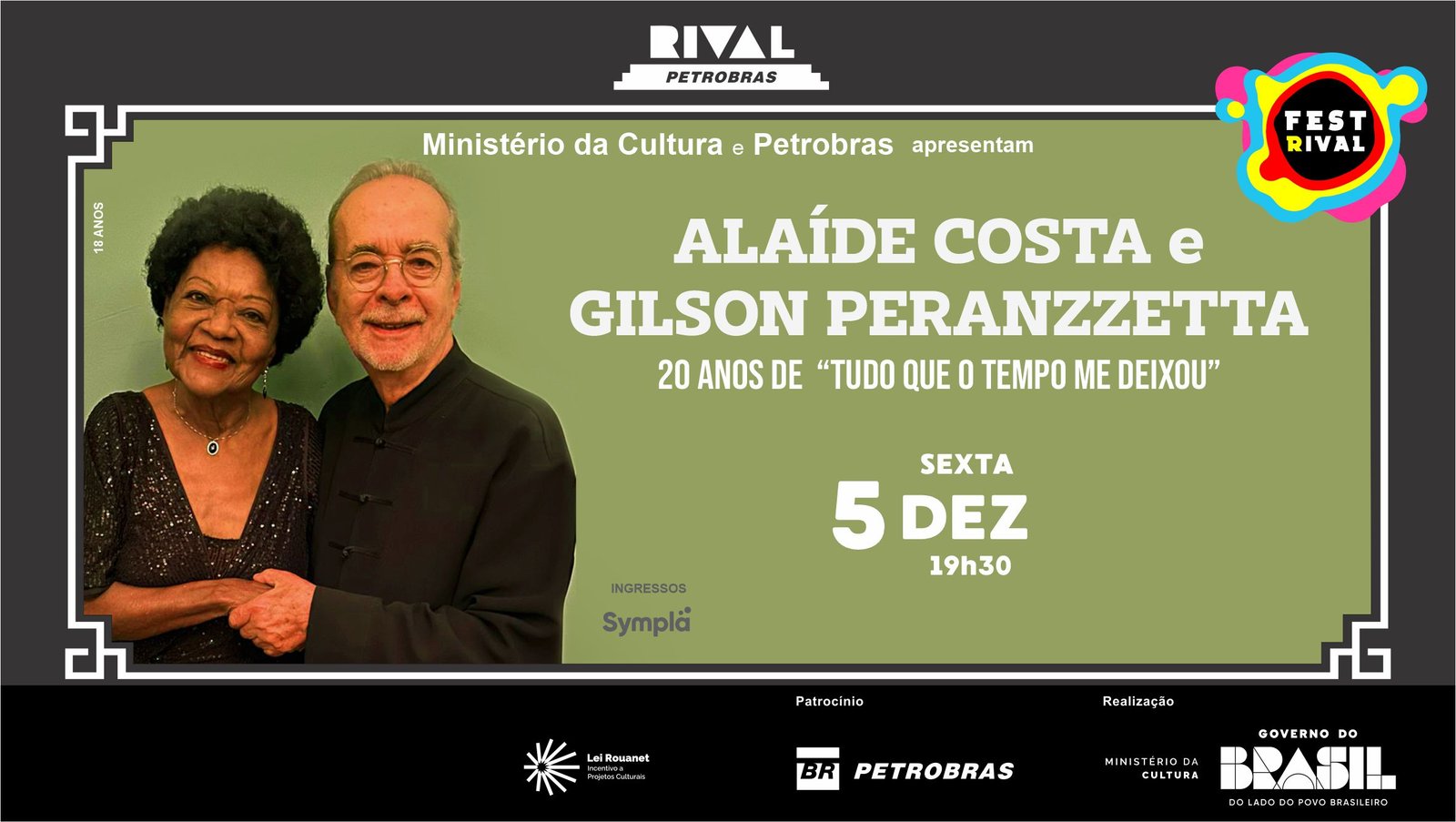 Alaíde Costa e Gilson Peranzzetta