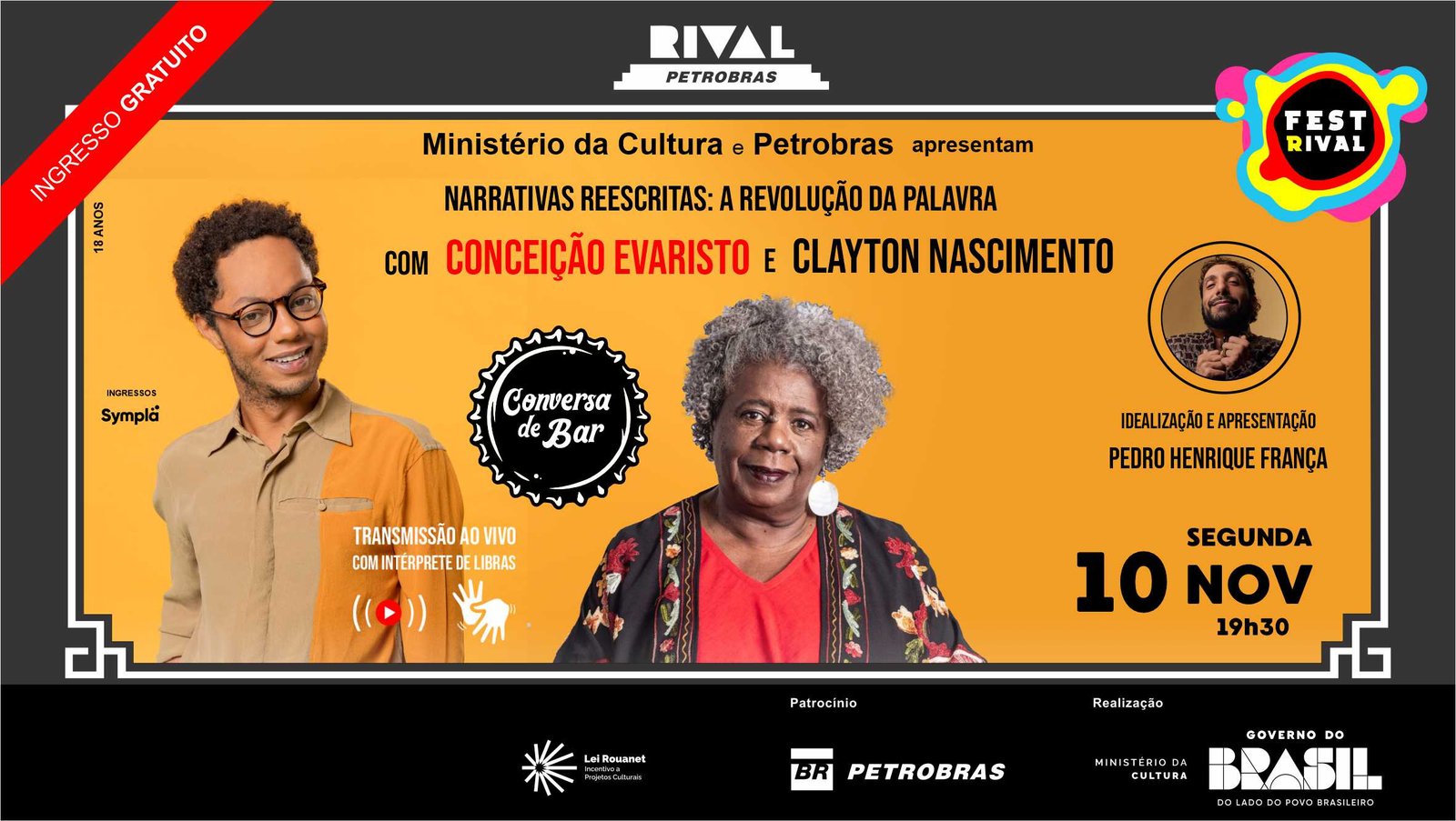 Conversa de Bar – Conceição Evaristo e Clayton Nascimento